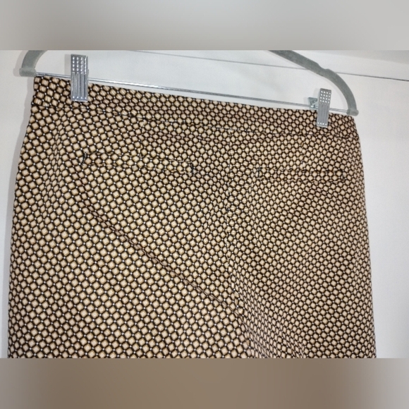 COTTON BLEND PATTERNED PANTS - Picture 4 of 6